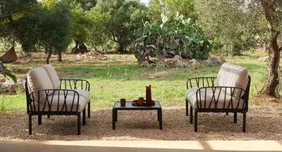 Potěšte své hosty luxusním posezením v zahradní nábytkové sestavě Komodo
