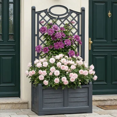 Bama Truhlík s opěrnou mříží Pergo