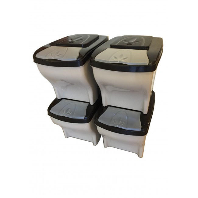 Koš Poker Pet, 4 x 20 l