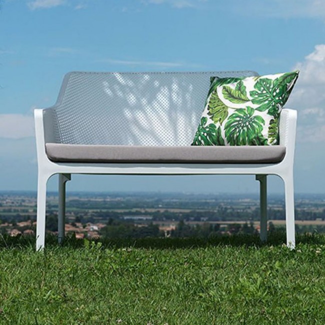 Lavice net Bench bílá