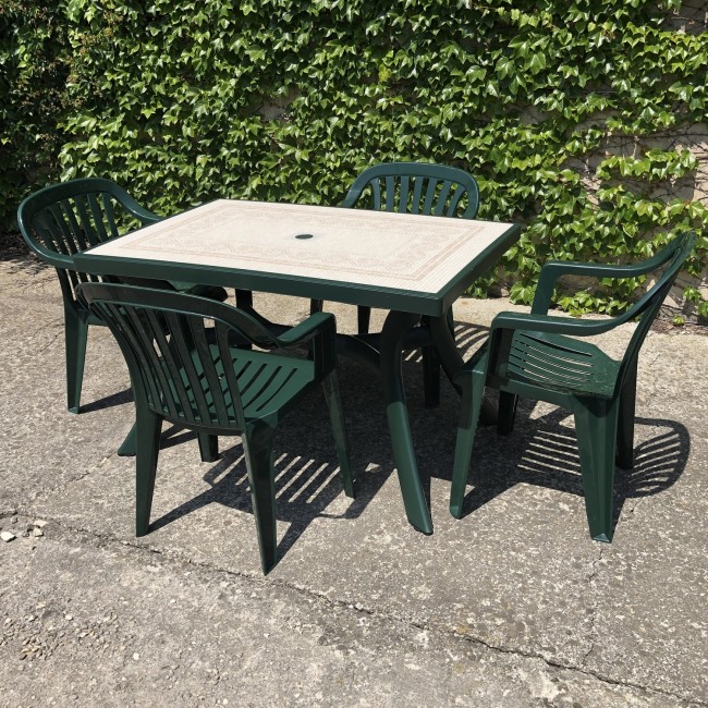 Zahradní sestava židle Luna a stůl Toscana120x80