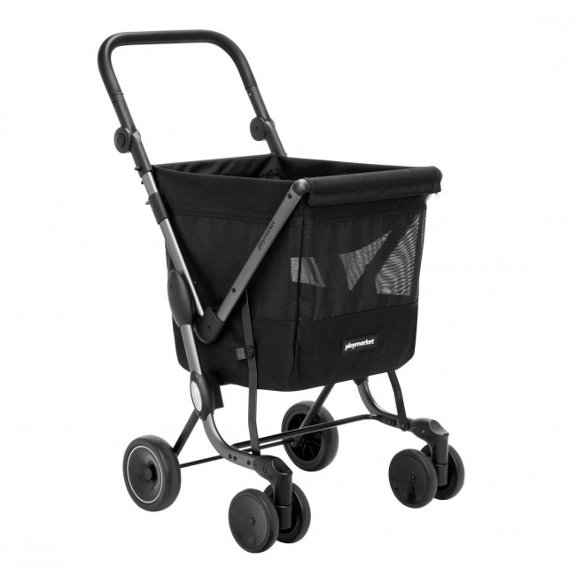Nákupní vozík na kolečkách WeGo Premium černá