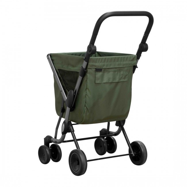 Nákupní vozík na kolečkách WeGo Premium Oliva