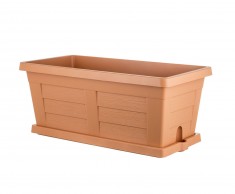 Zahradní truhlík Legno terracotta 