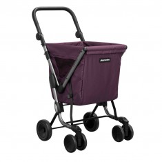 Nákupní vozík na kolečkách WeGo premium merlot